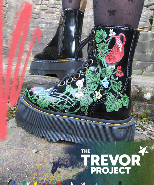 Hand painted hot sale dr martens