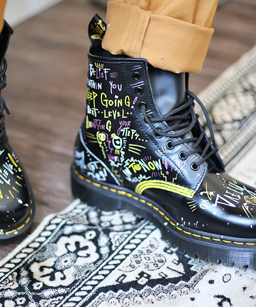 Dr. Martens, Shoes, Custom Made Lv Doc Martens